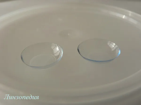 Мягкие контактные линзы из полимеров.