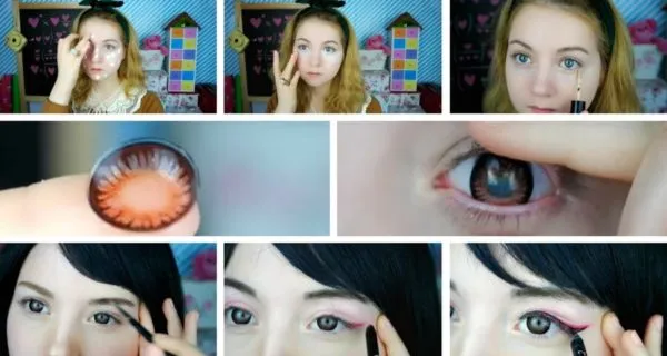 Как нарисовать азиатские глаза девушкам с европейским разрезом