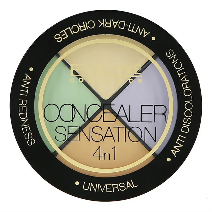 Набор консилеров для лица Eveline Concealer Sensation 4 в 1